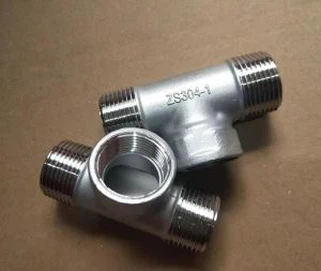 Rör mátun ryðfríu stáli te